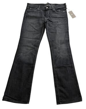 7 Seven For All Mankind Seven Bootcut Button Fly Dark Blue Denim Jeans NWT 32